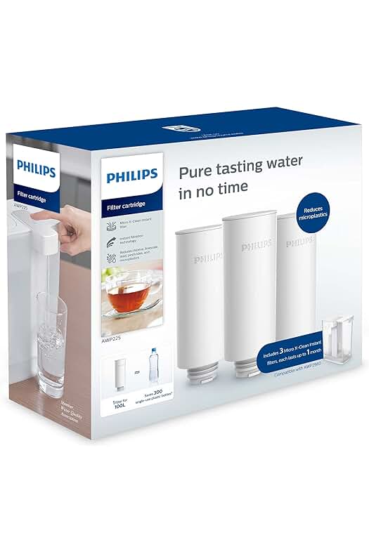 Filtro de Agua Micro Philips AWP225/24: Agua más Pura y de Excelente Sabor, ¡Prueba Instantánea!
