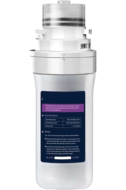 Filtro de agua para el hogar: Mejora la calidad y sabor del agua en tu hogar.