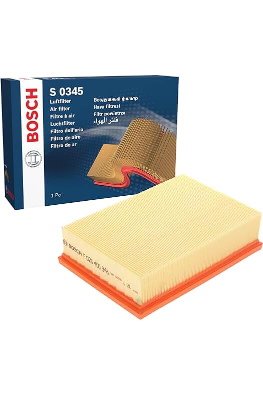 Filtro de aire Bosch S0345 para vehículos: Máxima calidad y rendimiento
