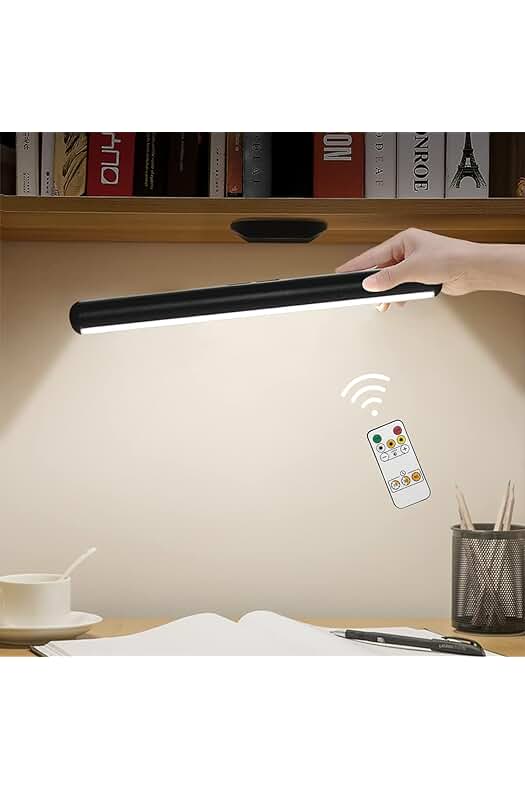 Flexo LED para escritorio con control remoto táctil, ideal para iluminar tus espacios de trabajo.
