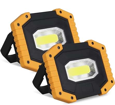 Foco LED Recargable - Brillo Potente y Duradero para Camping, Reparaciones y Emergencias.