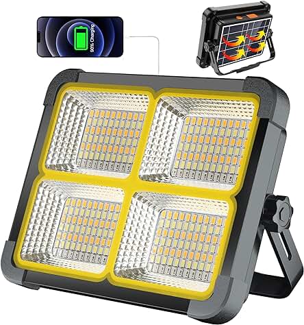 Foco LED Recargable de Alto Rendimiento para Actividades al Aire Libre y Trabajo
