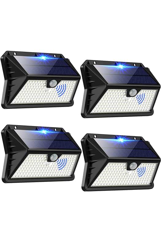 Focos Solares Exteriores - Iluminación eficiente y duradera para tu jardín, garaje y patio.