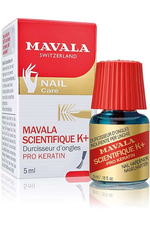 Fortalecedor de Uñas MAVALA Cientifico K+ - Tratamiento Avanzado para Uñas Débiles y Frágiles.