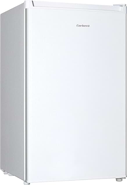 Frigorífico de una puerta Corberó E-CF1PH859W con capacidad de 102L y congelador de 14L.