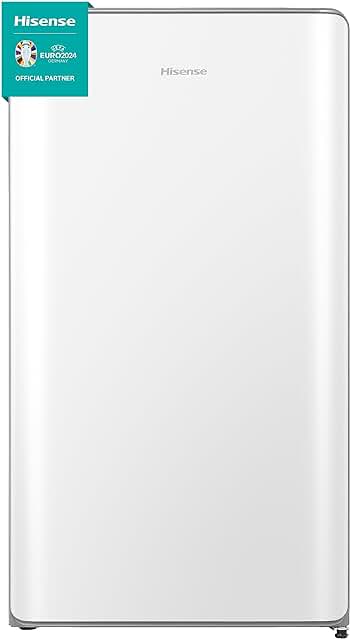 Frigorífico de una puerta Hisense RR106D4CWF - Espacioso, silencioso y elegante en color blanco.
