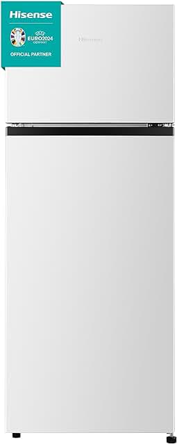 Frigorífico Hisense RT267D4AWF - Capacidad 205L, Puertas Reversibles, Congelador 4 Estrellas, Silencioso, Blanco.
