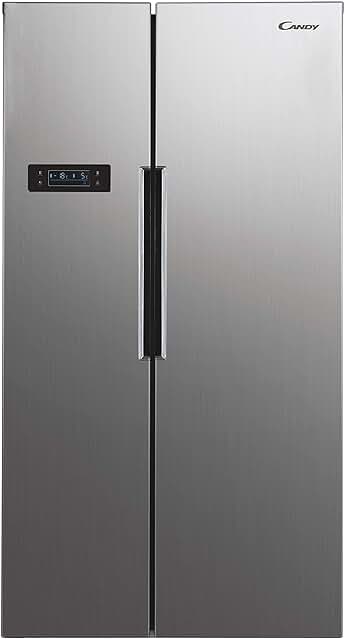 Frigorífico Side by Side Candy CHSVN 174X, Almacenamiento XXL y Motor Inverter