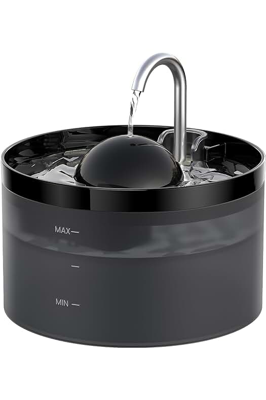 Fuente para Gatos - Fuente de Agua Silenciosa con Filtro de Carbono y Diseño Moderno.