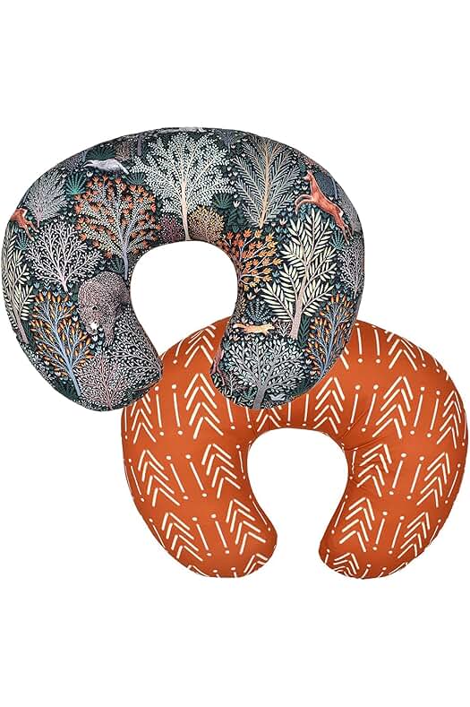 Funda de almohada de lactancia para bebé, cómoda y lavable para mamás ocupadas.