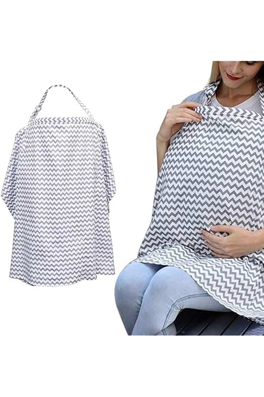 Funda de lactancia materna transpirable y suave para una protección completa durante la lactancia.