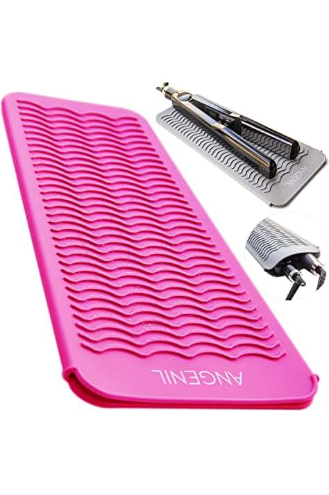 Funda de silicona resistente para alisador y rizador de pelo profesional.