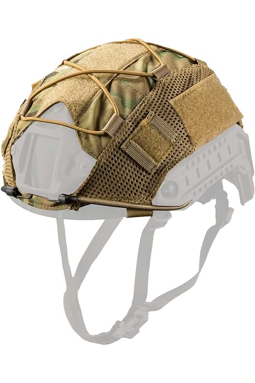 Funda Protectora para Casco Militar - OneTigris, Cubierta táctica para Casco Ops de Core Fast PJ