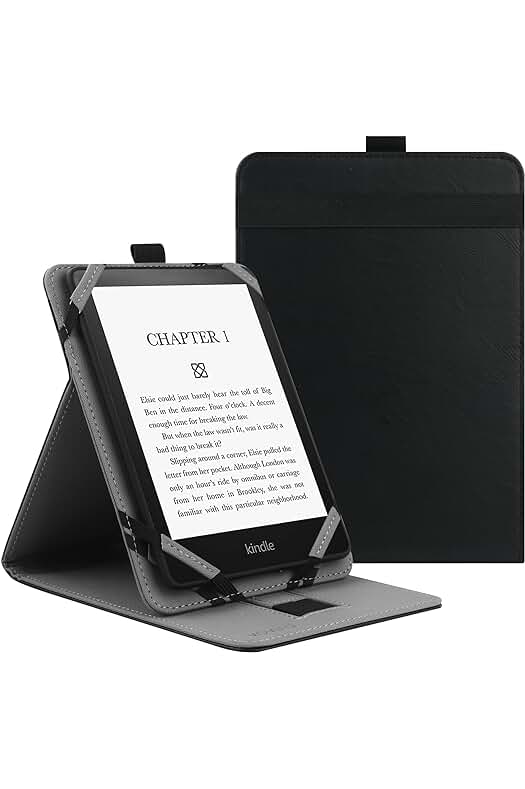 Funda protectora universal para eReaders de 6-6.8 | Diseño elegante y resistente - Negro