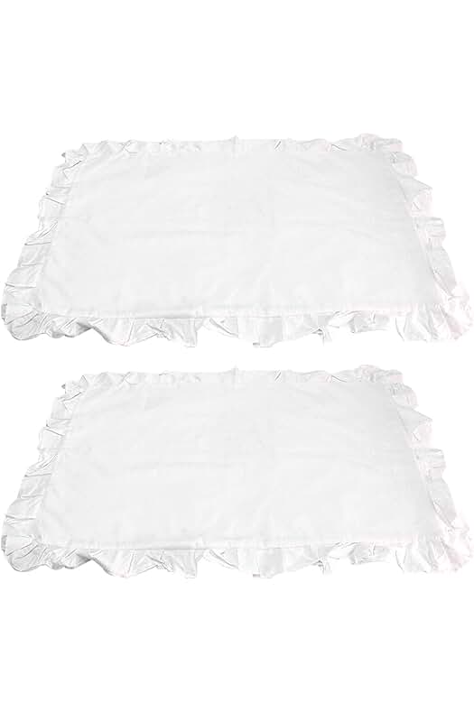Fundas con volantes para decorar tu hogar con estilo y comodidad en color blanco