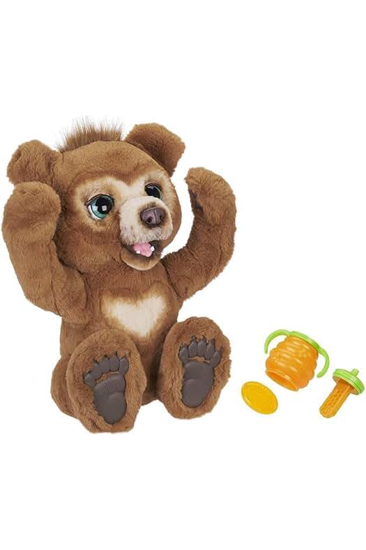 Fur Real Friends Cubby: El adorable oso interactivo de peluche para niños de 4 años en adelante.