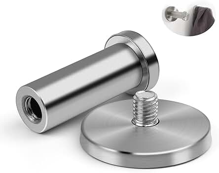 Ganchos de Pared de Acero Inoxidable para Colgar Objetos en Cocina, Baño y Dormitorio.