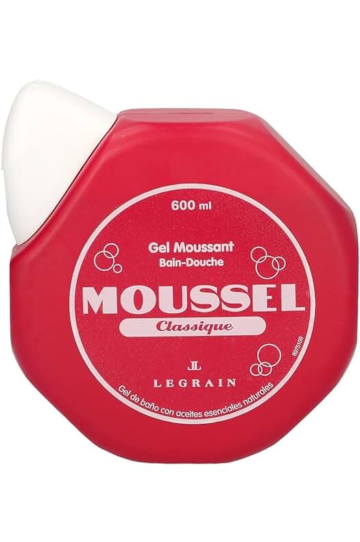 Gel de baño Moussel Classique con aceites esenciales naturales - 600 ml.