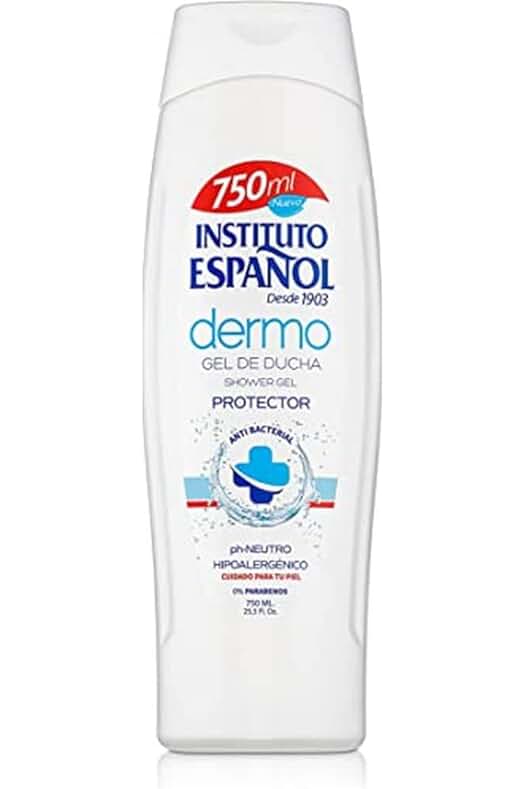 Gel de ducha Instituto Español Dermo Protector con 750 ml de frescura y cuidado.