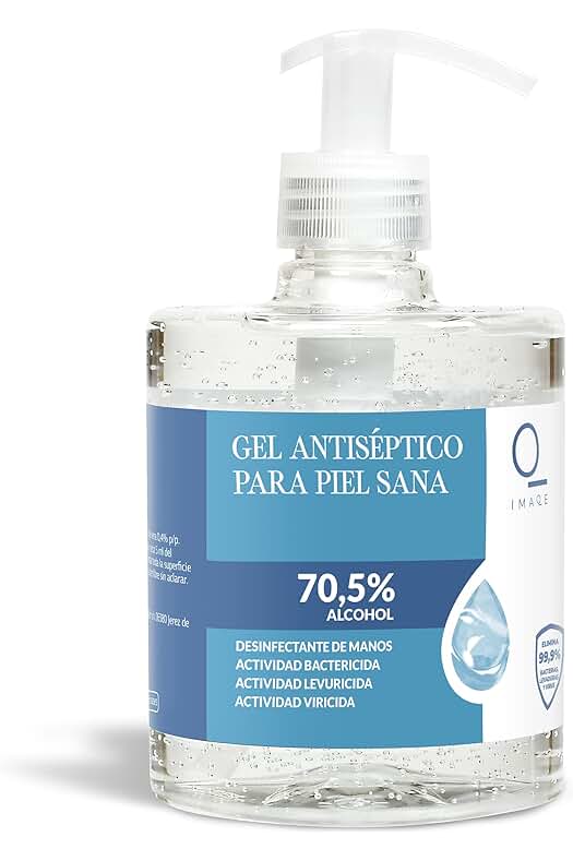 Gel de manos antiséptico 500 ml: protección y limpieza efectiva para tus manos.