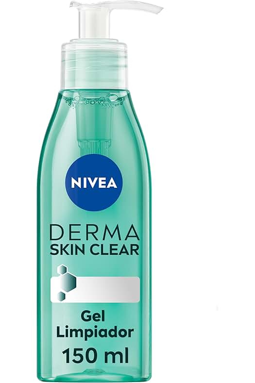 Gel Limpiador Facial NIVEA Derma Skin Clear para Pieles Propensas a Imperfecciones (150 ml)