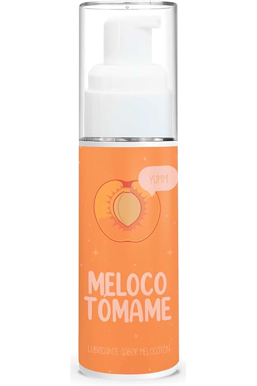 Gel Lubricante Comestible de Melocotón para Parejas - BYPLAY Lubricantes Sexuales Saborizados para Sexo Oral.