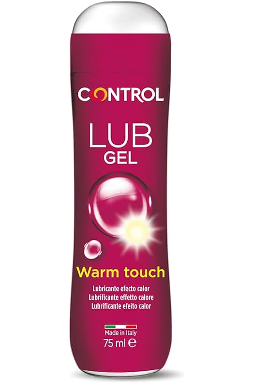 Gel Lubricante Efecto Calor Control Lub Warm Touch - 75ml - Base Acuosa - Hipoalergénico