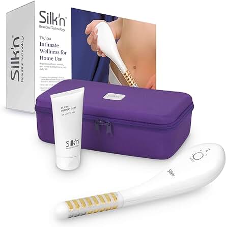 Gel Íntimo SILKN Tightra - Estuche y Tecnología de Apriete Externo e Interno, Blanco.