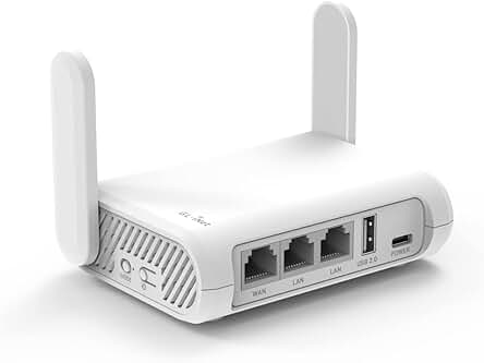GL.iNet GL-SFT1200 (Opal) - Secure Travel WiFi Router for Reliable and Safe Internet Access