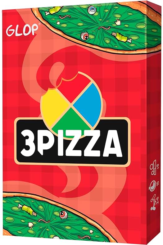 Glop 3Pizza: El Juego de Cartas Divertido para toda la Familia y Amigos