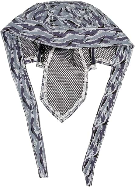Gorra de soldadura resistente al fuego y ajustable para protección de cabeza de soldadores.