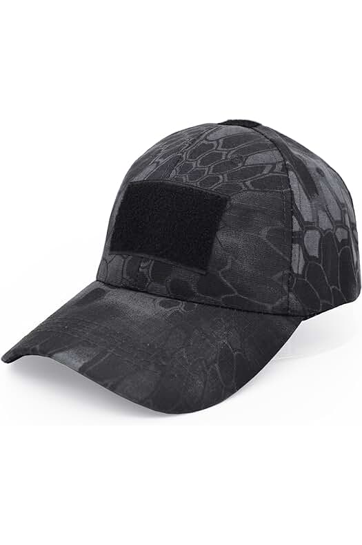 Gorra táctica militar: Gorra de camuflaje de caza para operadores tácticos al aire libre.