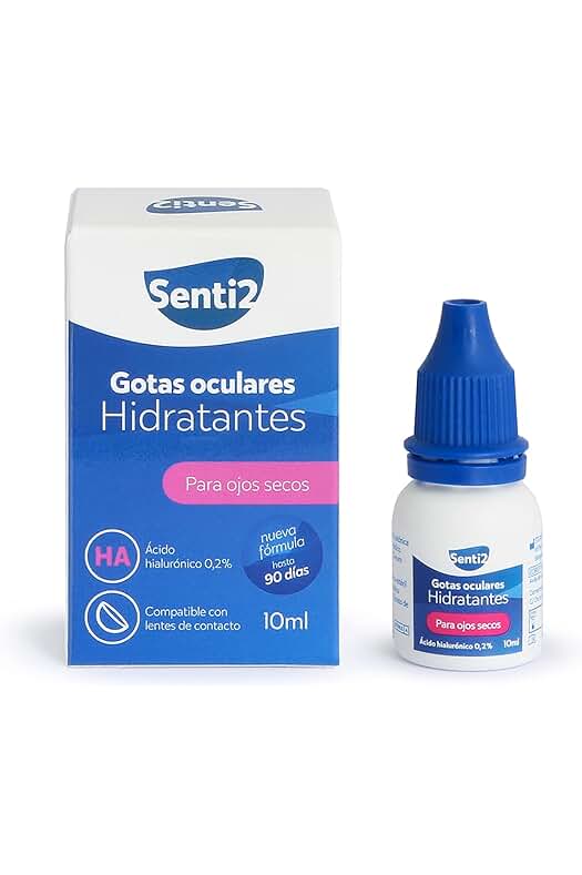 Gotas Hidratantes para Ojos Secos - Senti2: Alivio y Hidratación en un Frasco de 10 ml.