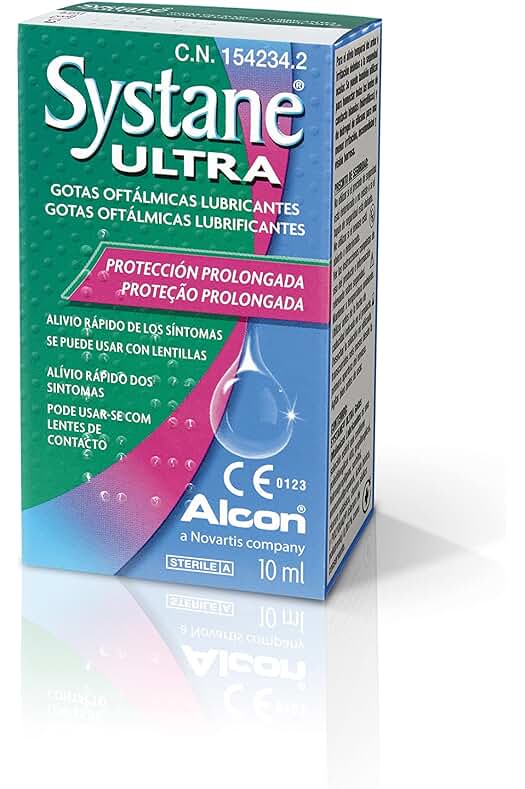Gotas oftálmicas Systane Ultra: lubricante ocular de calidad para ojos secos y irritados.