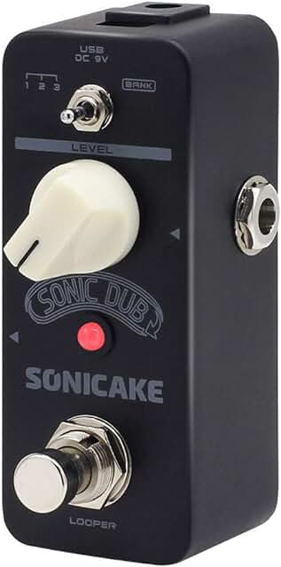 Grabadora de bucles para guitarra Sonicake: Efectos y grabación de alta calidad