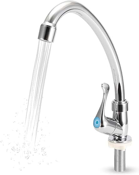 Grifo de agua fría de alto rendimiento para cocina, baño y jardín.