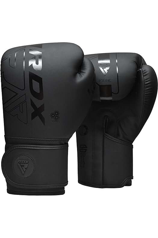 Guantes de Boxeo RDX de Cuero Maya Hide para Entrenamiento de Kickboxing y MMA.