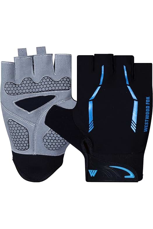 Guantes de ciclismo con acolchado y puños antideslizantes para un agarre óptimo.