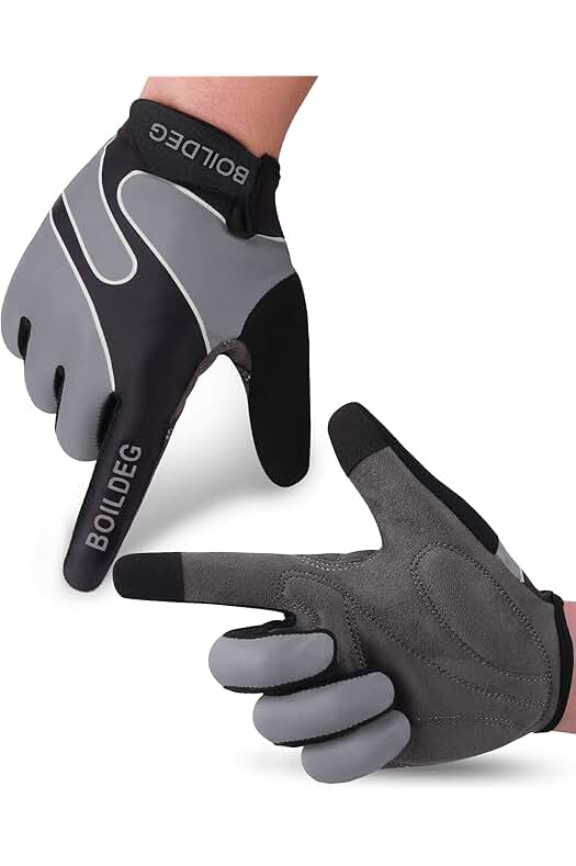 Guantes de Ciclismo de Montaña: Mayor agarre, pantalla táctil y transpirabilidad para una experiencia óptima.
