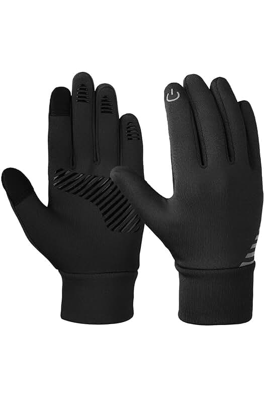 Guantes de ciclismo invernales para niños y niñas, con pantalla táctil y antideslizantes.