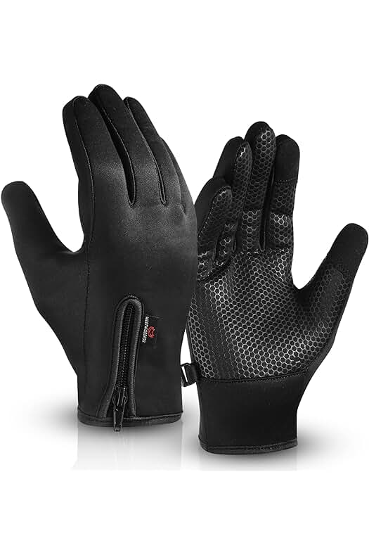 Guantes de ciclismo WFX: cálidos, resistentes al viento y con pantalla táctil.