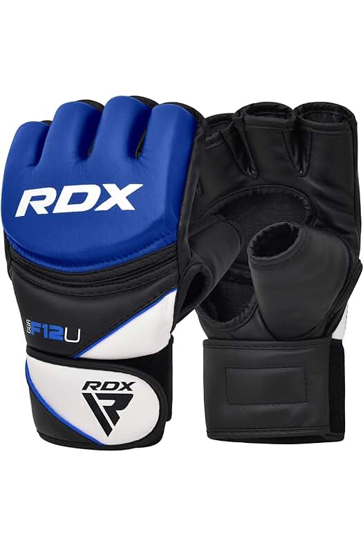 Guantes de MMA de cuero Maya Hide para entrenamiento y combate de artes marciales.
