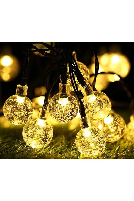 Guirnalda de Luces Solares BrizLabs 13.8M con 60 LED, Impermeable y Versátil para Decoraciones