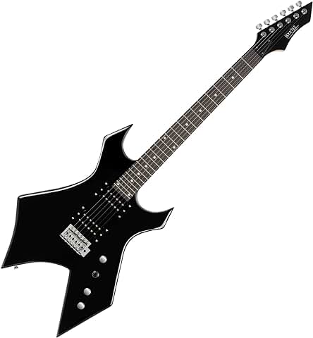 Guitarra eléctrica Rocktile Warhead: el mejor instrumento para tocar con potencia y estilo.