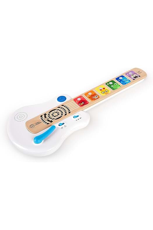 Guitarra Electrónica Strum Along Songs Magic Touch: juguete musical interactivo para niños de 6 meses en adelante.