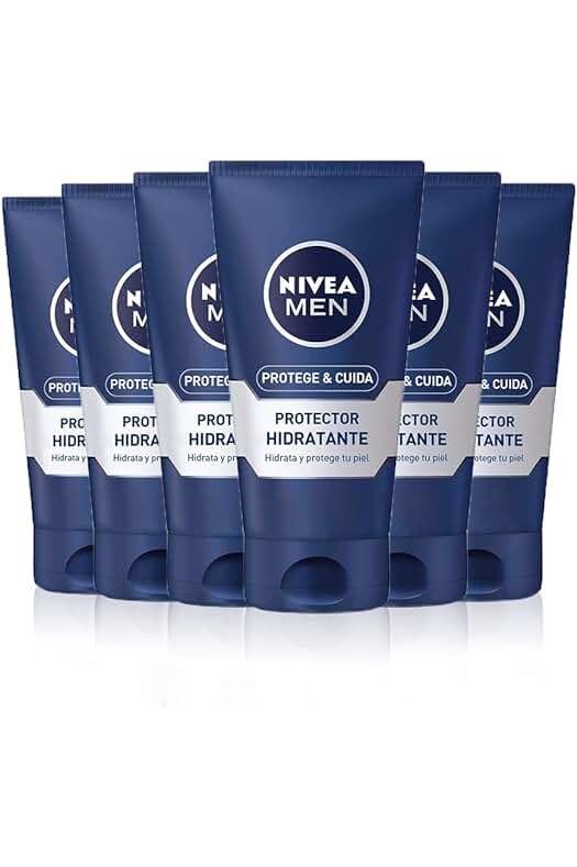 Hidratante facial para hombre NIVEA MEN Protege & Cuida en pack de 6 unidades