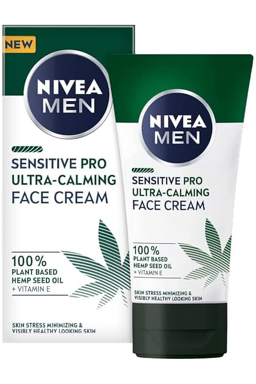 Hidratante facial para hombre NIVEA MEN Sensitive Pro Ultra-Calming, reduce signos de estrés (75 ml).