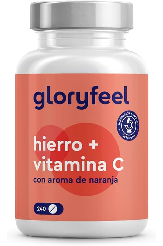 Hierro Quelado Plus - Suplemento de Hierro de Alta Absorción con Vitamina C