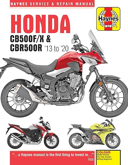 Honda CB500F/X & CBR500R: Complete Haynes Service & Repair Manuals for 2013-2020