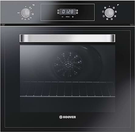 Horno eléctrico Hoover H-OVEN 300 HOT3161BI/E, 70L, Digital, Hydroeasyclean, Temporizador, Negro, Clase A+
